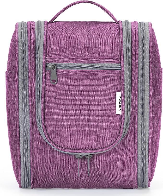 Narwey Small Hanging Toiletry Bag Women Travel Makeup Bag Organizer Toiletries - Image 2