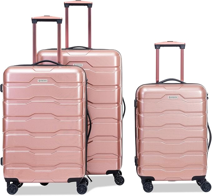 Luggage Set 3 Piece, PC+ABS Lightweight Suitcase Sets by SPESKISTE