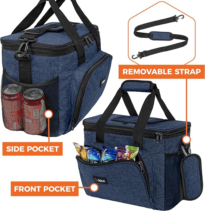 OPUX Soft Cooler Bag, Insulated Collapsible Lunch Cooler Tote - Image 6