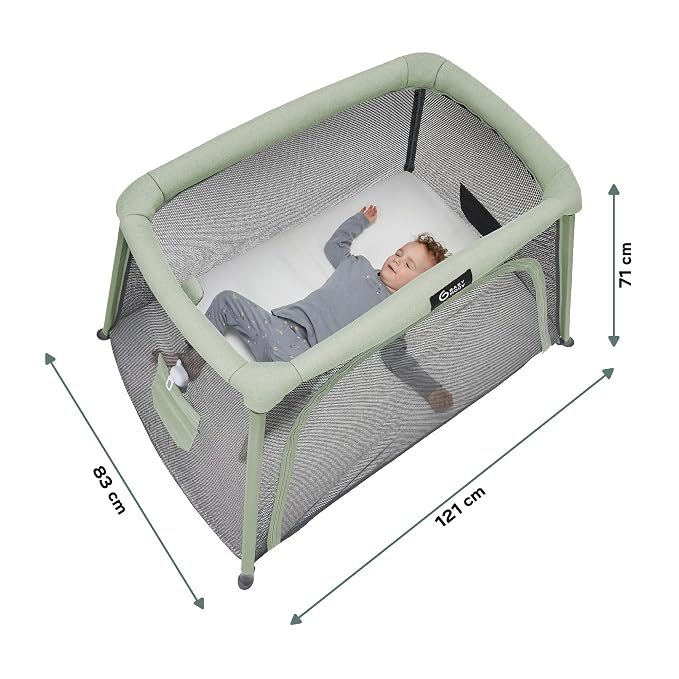 Babymoov Moov & Comfy 3-in-1 Lightweight Travel Crib, Baby Play Yard, and - Image 5