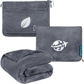 PAVILIA Travel Blanket and Pillow, Arms Opening Airplane Blankets by PAVILIA