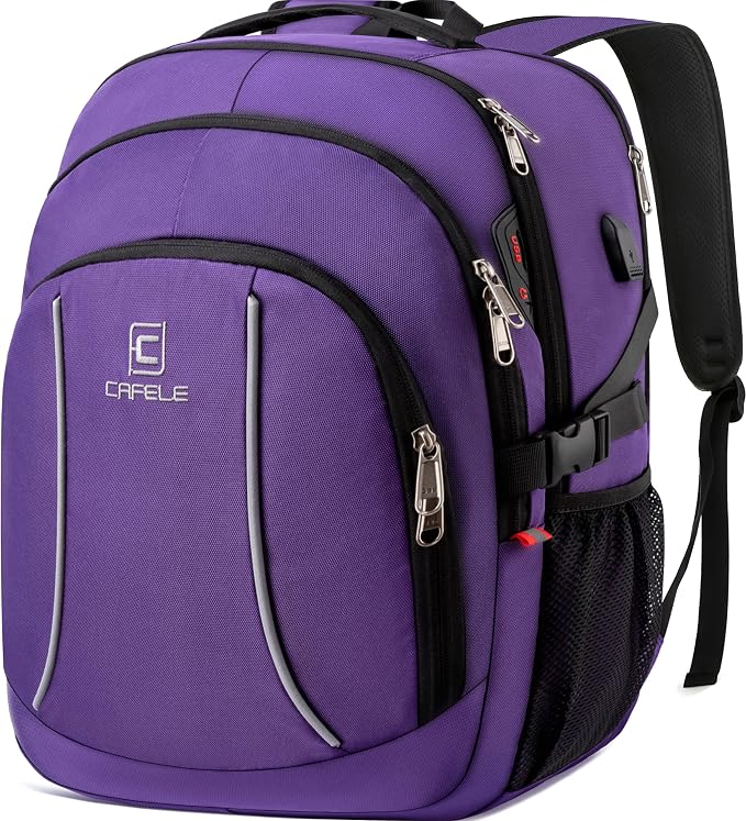 Travel Laptop Backpack, 17.3 Inch Large Capacity College School Bookbags by Cafelezx