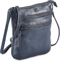 Crossbody Sling Bag for Women Small Real Leather Purse Vintage Travel Crossover by Cochoa