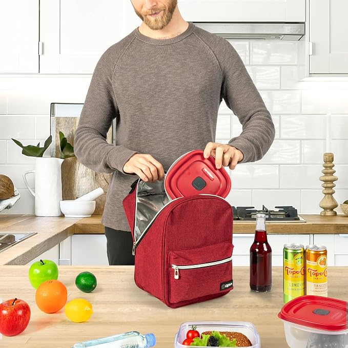 opux Lunch Box for Girls Boys Kids, Insulated Leakproof Lunch Bag, Reusable - Image 3