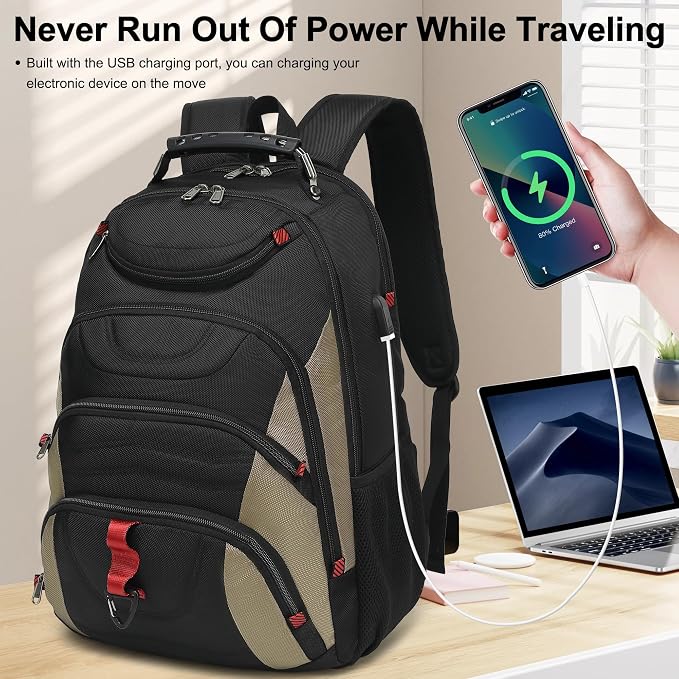Boavan Laptop Backpack for men, 17.3 inch Laptop Bag - Image 7