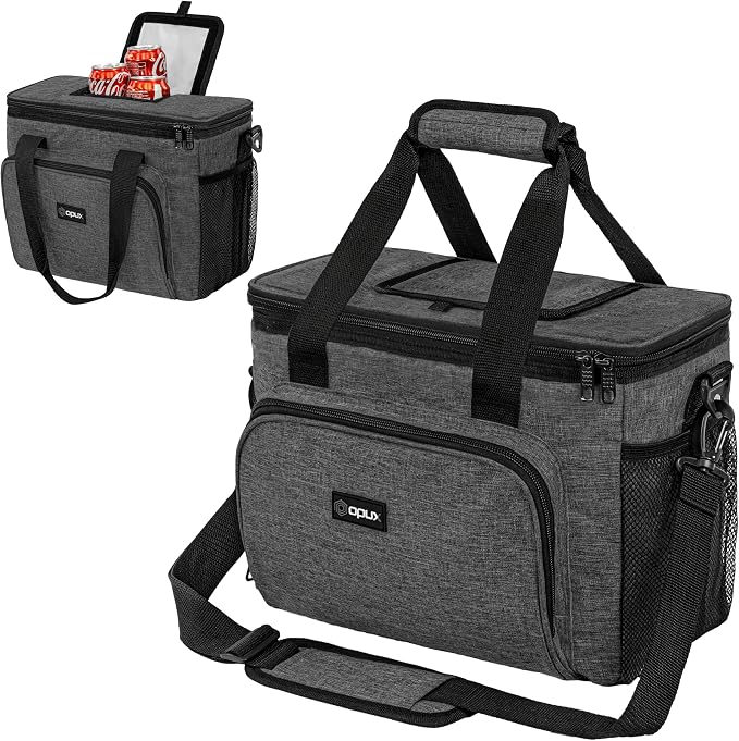 OPUX Soft Cooler Bag, Insulated Collapsible Lunch Cooler Tote by OPUX