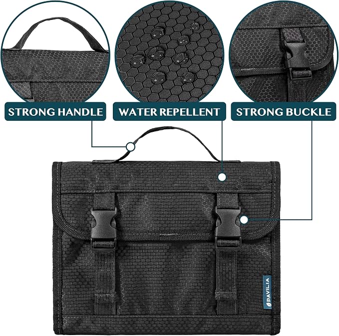 PAVILIA Travel Hanging Toiletry Bag - Image 3
