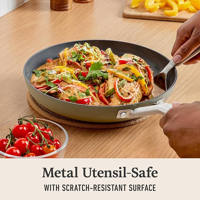 Calphalon® Ceramic Nonstick 8" and 10" Frying Pan Set - Image 4