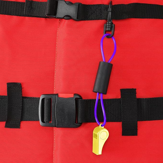 Whistle with Lanyard for Safety Boat Whistle Coast Guard Approved Float Boat - Image 3