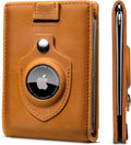 SERMAN BRANDS RFID Blocking Slim Bifold Genuine Leather Minimalist Front Pocket by SERMANBRANDS