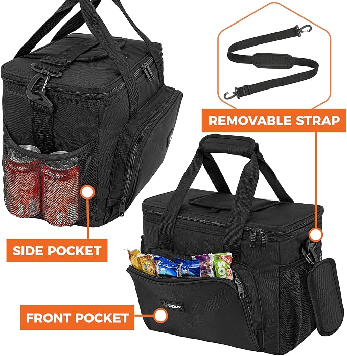 OPUX Soft Cooler Bag, Insulated Collapsible Lunch Cooler Tote - Image 6