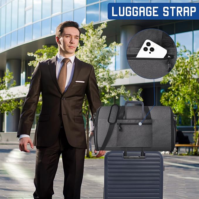Convertible Duffle Bags for Travel Carry On Suit Duffle Bags - Image 5