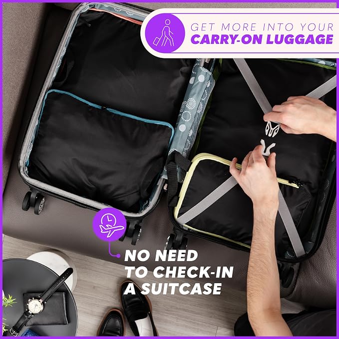 Compression Packing Cubes Travel, 4 Set/6 Set Packing Cubes - Image 2