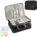 Electronics Accessories Organizer Bag, Waterproof Double LayerTravel Cable by Topbooc