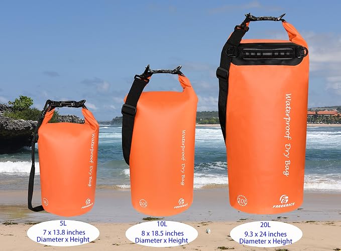 Freegrace Waterproof Dry Bags Set Of 3 - Image 2