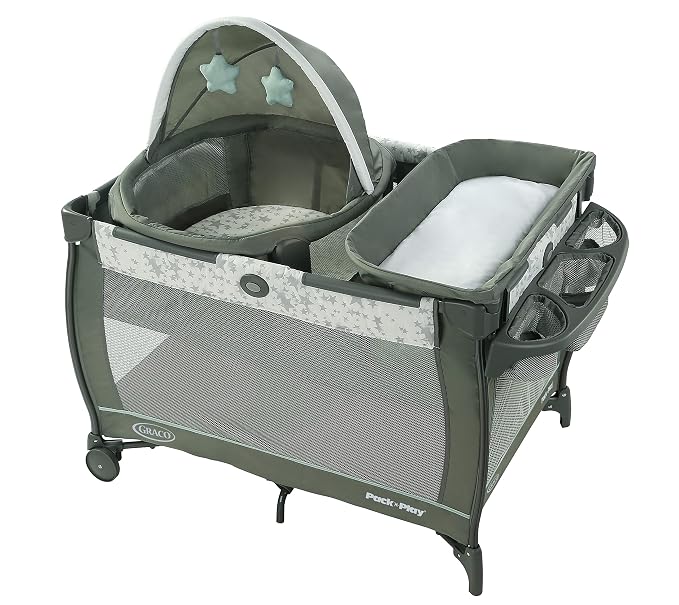 Graco Pack ’n Play Travel Dome Playard, Portable Bassinet - Image 3