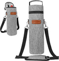 opux Wine Bag Single Bottle Carrier Tote, Insulated Wine Cooler Bag by OPUX