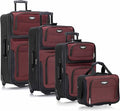 Travel Select Amsterdam 4-Piece Softside Expandable Rolling Luggage Set by Travel+Select