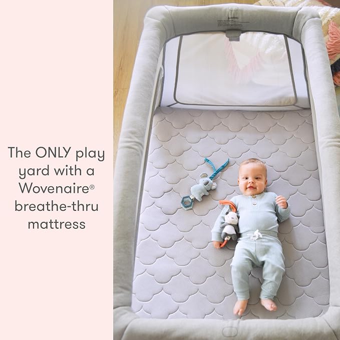 Newton Baby Deluxe Travel Crib & Play Yard | Breathable, Washable Mattress - Image 2