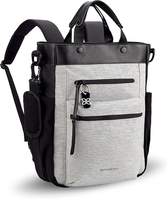 Sherpani Soleil, Anti Theft Convertible Backpack, 3 in 1 Tote Bag, Crossbody Bag - Image 9