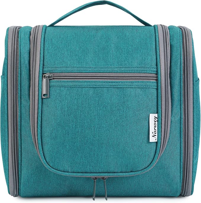 Narwey Hanging Toiletry Bag for Women Travel Makeup Bag Organizer Toiletries by Narwey