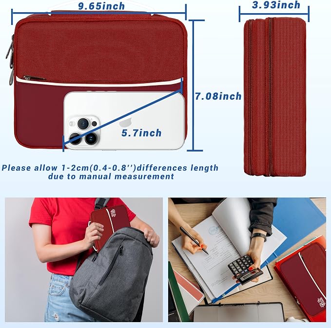 Electronics Organizer, Travel Cord Organizer Pouch, Portable Cable Organizer - Image 4