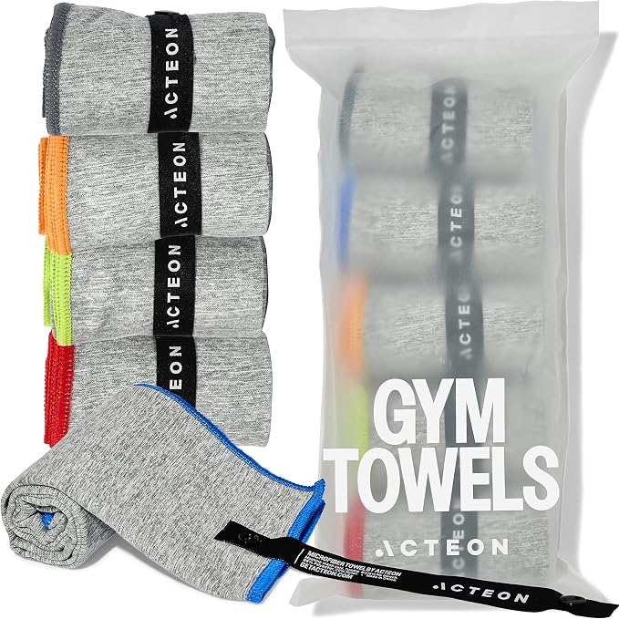 Acteon Microfiber Quick Dry Gym Towel, Fast Drying, Men & Women Workout Gear by Acteon