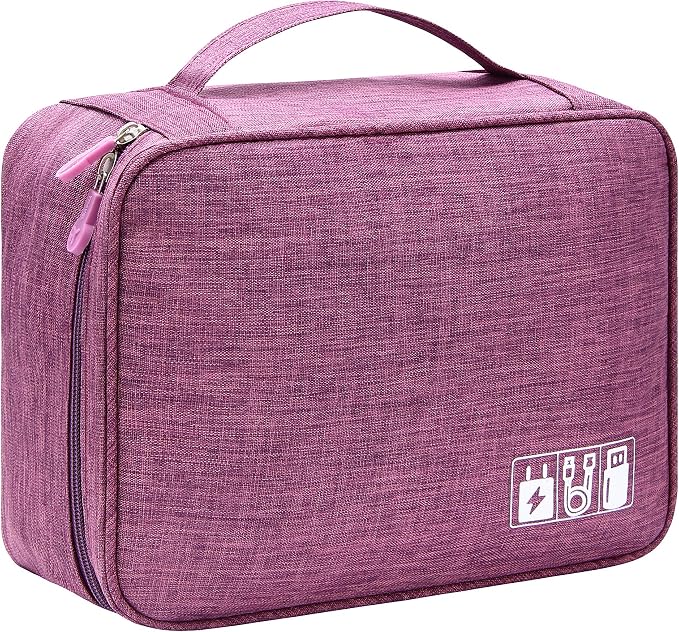 VOCUS Electronics Organizer Travel Cable Organizer Bag by VOCUS