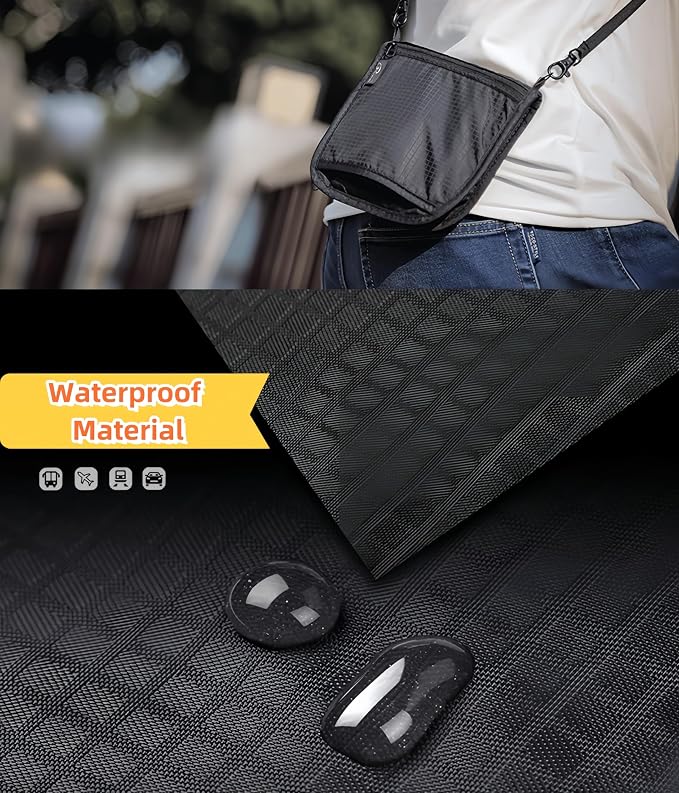 Travel Passport Holder 【1 PACK】2 in 1 Slim RFID Blocking Travel Money Belt - Image 7