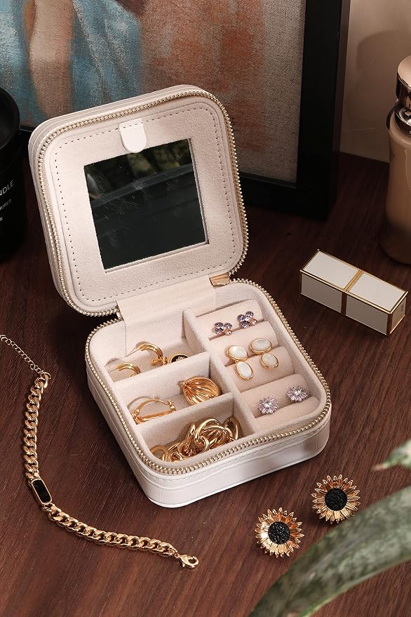 S.Leaf Travel Jewelry Organizer Travel Jewelry Boxes - Image 2