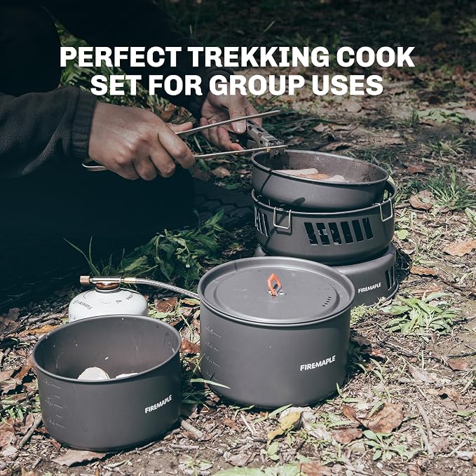 Fire Maple Versatile Outdoor Cooking Set Gas Stove Aluminum, Compact & Durable - Image 4