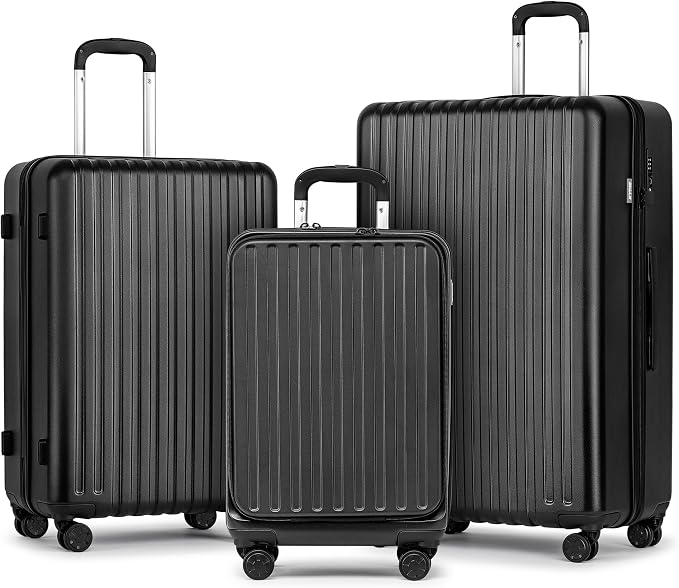 KYME Luggage Sets, 100% PC Suitcase by KYME