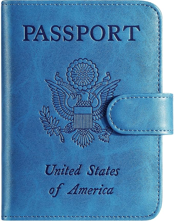 Passport Holder Cover Wallet RFID Blocking Leather Card Case Travel Accessories by PASCACOO