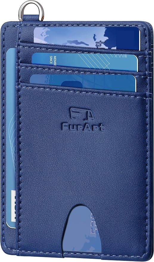 FurArt Slim Minimalist Wallet, Front Pocket Wallets, RFID Blocking, Credit Card by FurArt