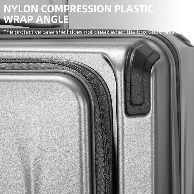Premium Carry On Luggage, 20Inch&29 Inch Top Opening Airline Approved ABS+PC - Image 9