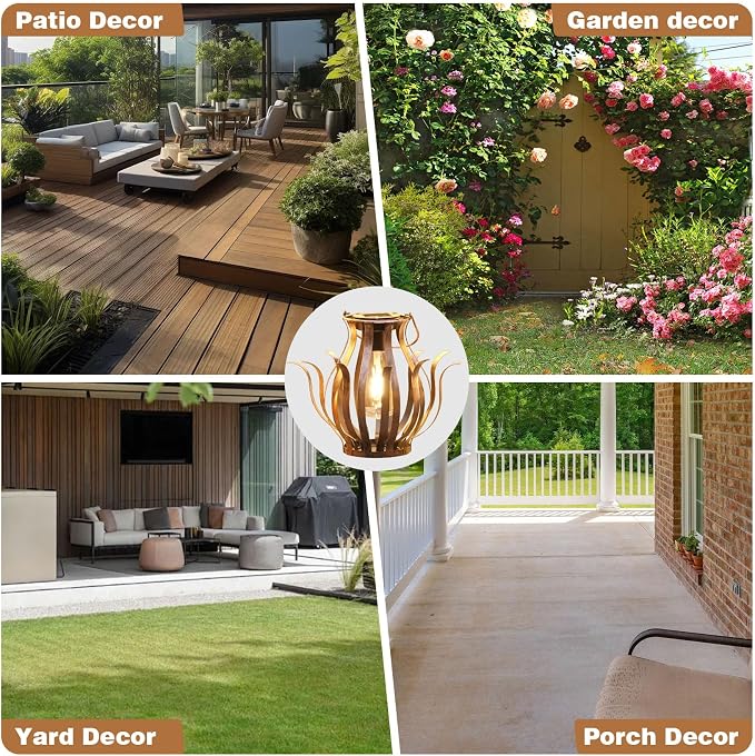 Solar Lanterns Outdoor Waterproof Hanging Lanterns as Birthdays Gifts - Image 5