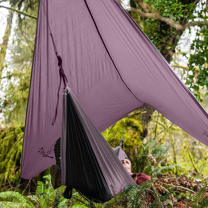 Wise Owl Outfitters Hammock Rain Fly – Waterproof Camping Tarp Cover - Image 5