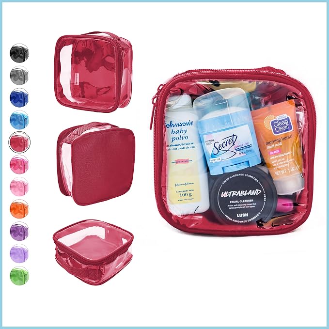 EzPacking Clear TSA Approved 3-1-1 Travel Toiletry Bag - Image 2