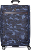 Travelpro Platinum Elite Softside Expandable Checked Luggage, 8 Wheel Spinner by Travelpro