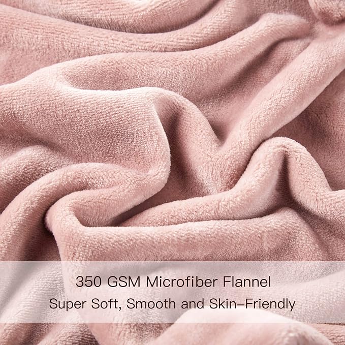 Surii Home Luxury Microfiber Flannel Blanket, Super Soft, and Breathable - Image 2
