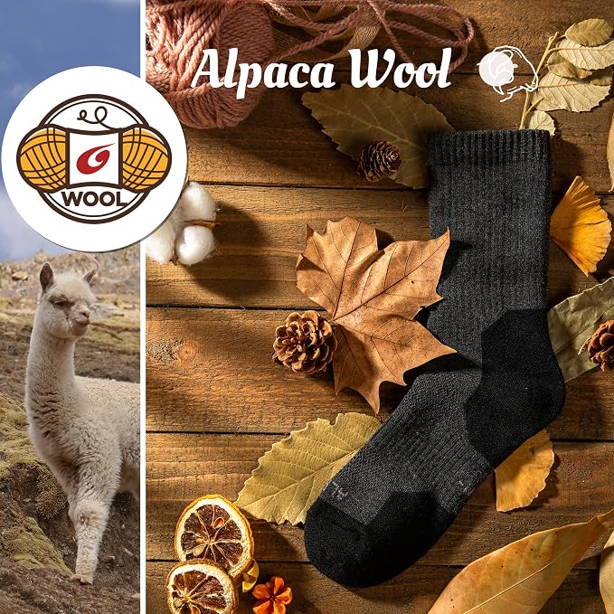 Alpaca Wool Hunting Socks 2 pairs - Image 2