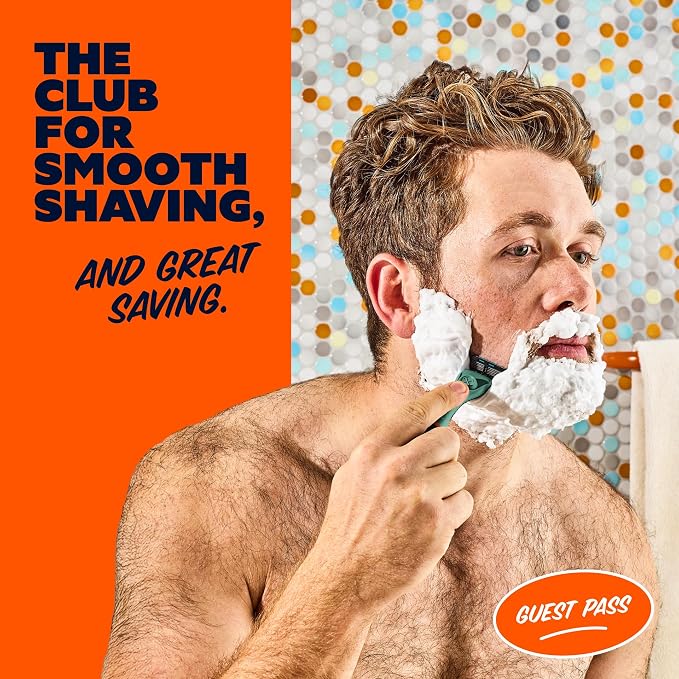 Dollar Shave Club | The Guest Pass Shave Set | 2 Swift Rinse Refill Cartridges - Image 4