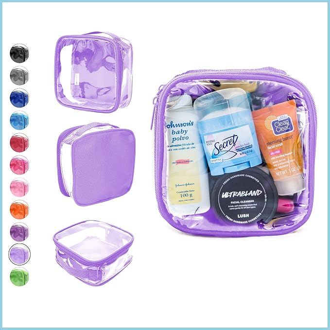 EzPacking Clear TSA Approved 3-1-1 Travel Toiletry Bag - Image 2