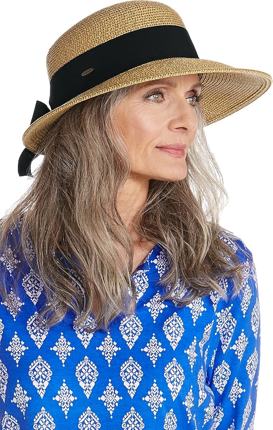 Coolibar UPF 50+ Women's Asymmetrical Clara Sun Hat by CoolibarSunProtectiveClothing