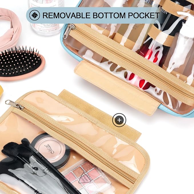 Travel Hanging Toiletry Bag for Women, Cruise Ship Essentials, - Image 4