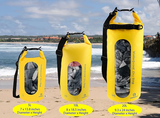 Freegrace Waterproof Dry Bags Set of 3 Dry Bag - Image 2
