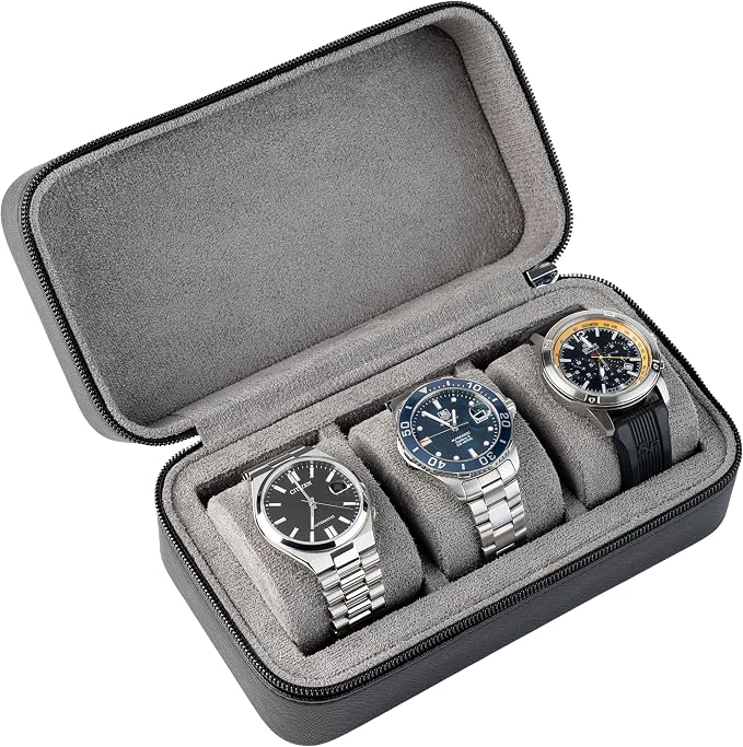 Watch Travel Case for Men | Leather Watch Case by KALETY