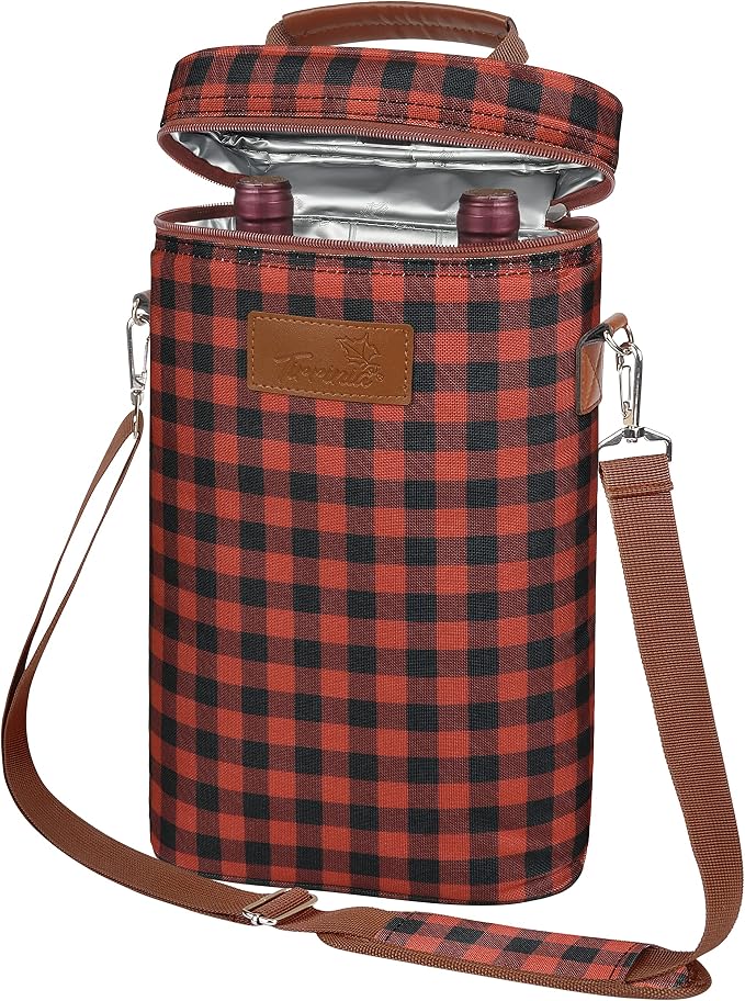 Tirrinia 2 Bottle Wine Gift Tote Carrier by Tirrinia