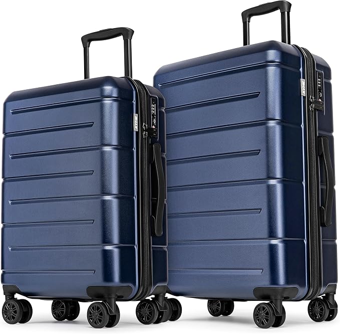 KYME Luggage Sets 2 Piece Hardshell 22"/26" Suitcase by KYME