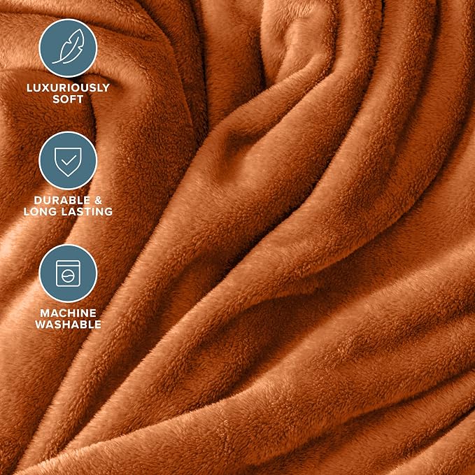 Bare Home Fleece Blanket - Image 4